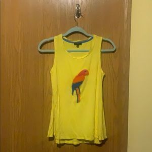 Colorful Parakeet tank top